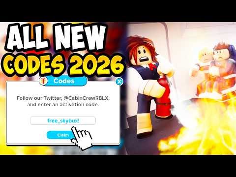 ALL WORKING CABIN CREW SIMULATOR CODES ROBLOX - All New Cabin Crew Simulator Codes 2026! (UPDATED)