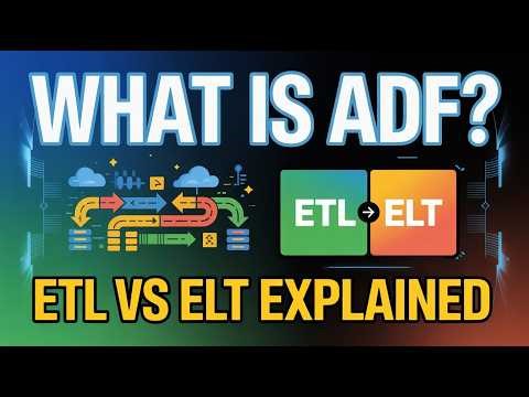 What is ADF? ETL vs ELT explained Explained Simply