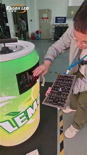 Repairing aluminum cans.#eagerled #leddisplay #ledscreen #ledwall
