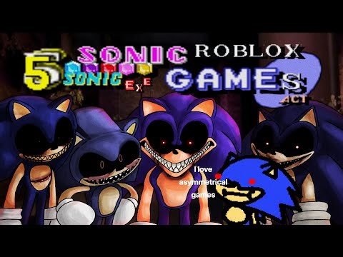 Asymmetrical Sonic Roblox games cure my cramps