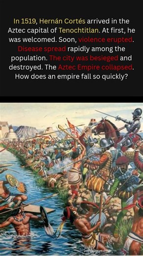 The Siege That Ended an Entire Civilization #history #aztec #warfare