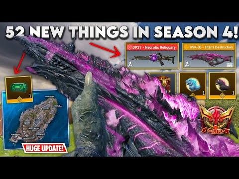 52 New Things In Cod Mobile Season 4! Rank Update | Huge Changes | Collab | Free Skins & More!