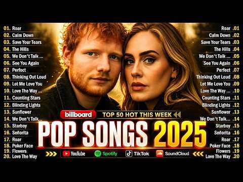 Maroon 5, Rihanna, The Weeknd, Dua Lipa 🔥 Billboard Top 50 This Week 💎 Ed Sheeran, Bruno Mars, Adele