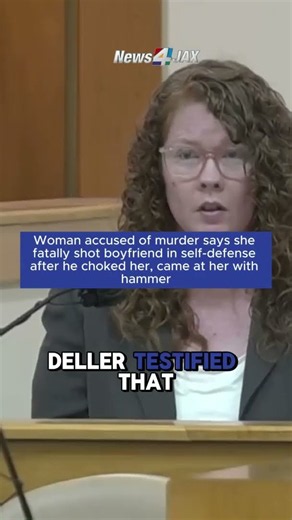 Woman accused of murder says she fatally shot boyfriend in self-defense after he choked her