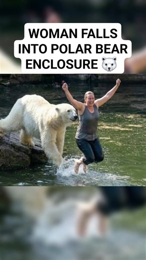 🐻❌ HORRIFYING INCIDENT AT BERLIN ZOO! A 32-YEAR-OLD WOMAN MAULED BY POLAR BEAR 😢 During feeding time, a woman jumped into the polar bear’s enclosure at the Berlin Zoo and was attacked. She suffered multiple bites to her arms and legs before zookeepers rushed to save her. She is now recovering in hospital after surgery. This serves as a strong reminder: NEVER enter animal enclosures—wild animals are unpredictable and dangerous! . . . . . . . #BerlinZoo #PolarBearAttack #polarbear #WildlifeSafet