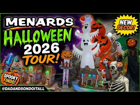 Is Menards HALLOWEEN 2026 BETTER Than Spirit Halloween?! (Full Store Tour plus BONUS TIPS) 🎃😱