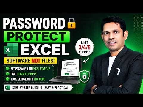 How to Add a Password Before Excel Opens 🔐 | Excel Security Trick with VBA