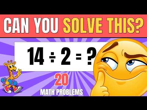 Grade 2 Division Quiz ➗ | Math Quiz for Kids | Can You Get 20/20? | Safe Place