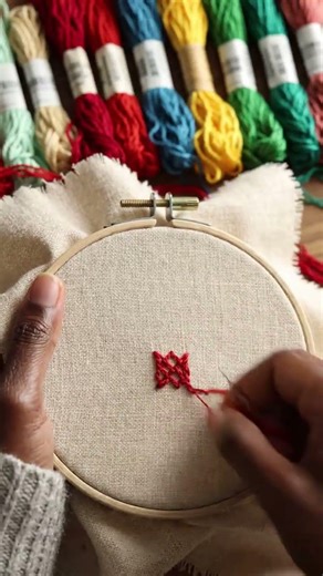 Beautiful Hand Embroidery Stitch Design | Easy Embroidery Pattern for Beginners