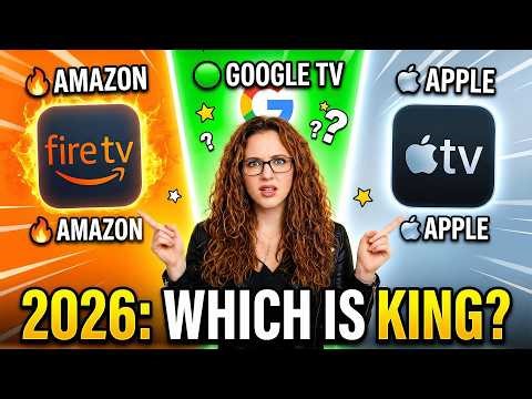 🔥 Best Streaming Device in 2026 – Fire TV vs Google TV vs Apple TV