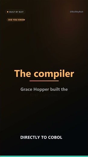 Who invented the first compiler?