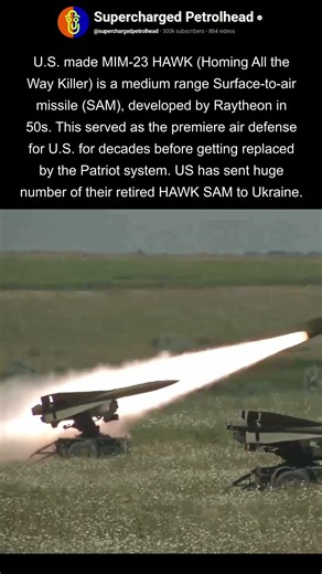 U.S. MIM-23 Hawk surface-to-air missile