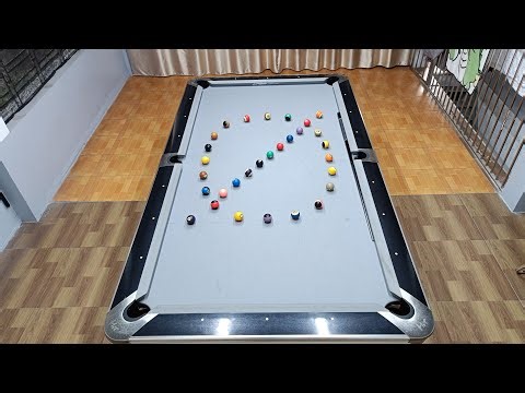 Symbol ∅ with 30 Balls | One Shot Pool Challenge