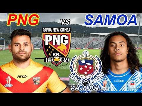 PAPUA NEW GUINEA vs SAMOA Rugby League World Cup 2026 Live Commentary (PNG Kumuls vs Toa Samoa 2026)