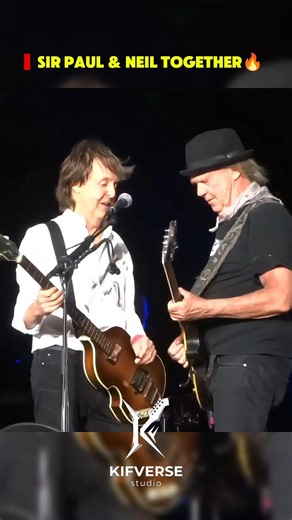 Paul McCartney Meets Neil Young 🎸🔥#paulmccartney #thebeatles #rocknroll #70s #kifverse