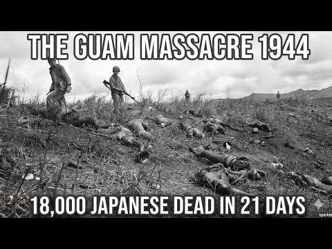 THE GUAM MASSACRE 1944: 18,000 Japanese Dead in 21 Days