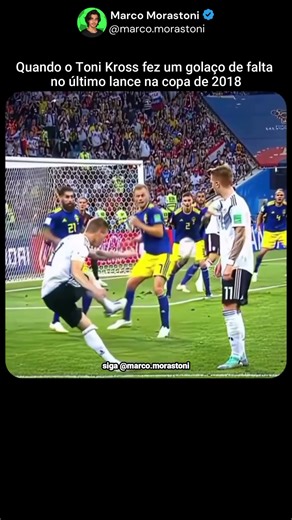 Gol de falta Toni Kross Copa do Mundo 2018 #shorts #futebol