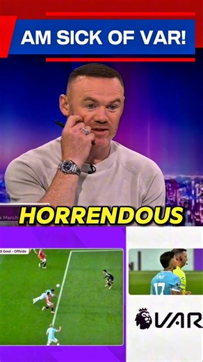Wayne Rooney FURIOUS With VAR #footballshorts