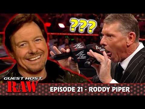 Roddy Piper Wants to Fight Vince McMahon | Guest Host Raw #21