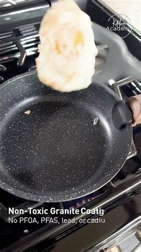 Granite Stackable Cookware Set for Camping with Removable Handle | Kitchen Academy