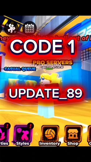 ALL WORKING UPDATE 89 CODES FOR VOLLEYBALL LEGENDS IN 2026 #volleyballlegendscodes
