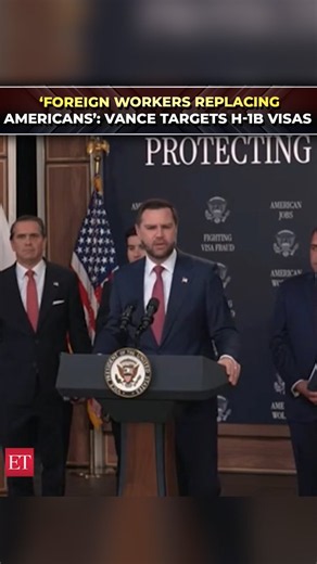 #JDVance targets #H-1B #Visa Programme, claims foreign #Workers are replacing #Americans 🔗 https://t.co/s6QtI9FSSF https://t.co/DVdJAvsT4c