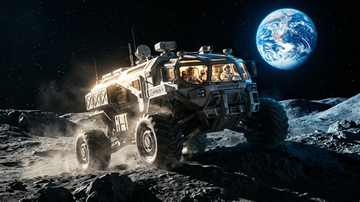 The secret moon truck NASA built and buried