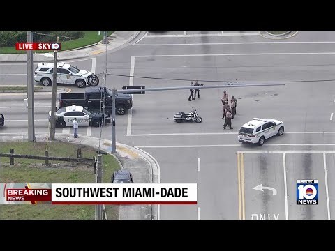 Miami-Dade Sheriff's Office motorman injured in crash