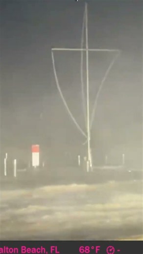 Hurricane Isaias Storm Surge in Fort Walton Beach Live 09/10/2026