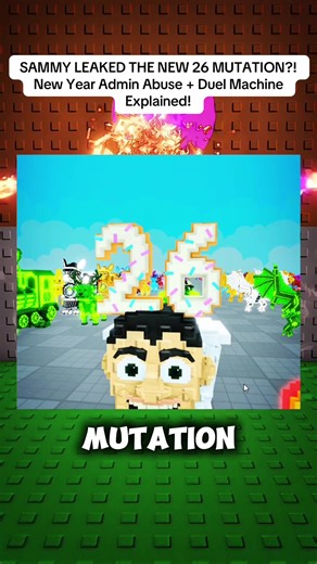 Sammy just leaked the NEW 26 Mutation! Don’t miss the New Year Admin Abuse, Duel Machine explained, rare Brainrots, OG tickets, Frost Community updates, timezones, PvP battles, and limited mutations. Hit follow and comment I CLAIM to stay ready for all the leaks! #SammyLeaks #26Mutation #AdminAbuse #duelmachine