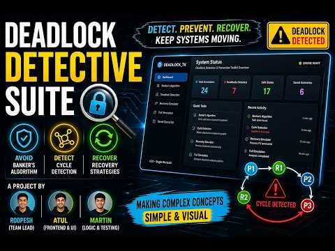 Deadlock Made Simple 🔍 | Detection, Prevention & Recovery Explained