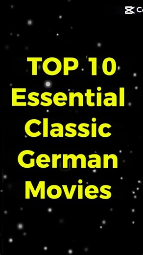 Top 10 Essential Classic German Movies you MUST WATCH! #ranked #germancinema #top10 #viral