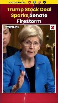 #mustwatch Sen. Elizabeth Warren grills Bessent over Trump-linked stock trading questions