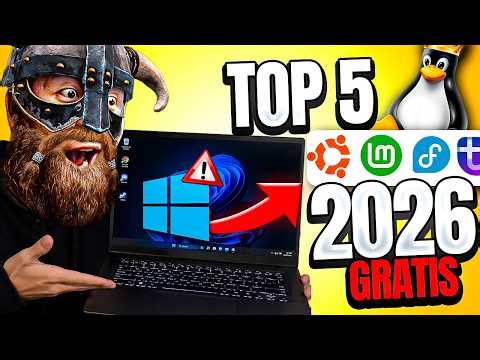 Las 5 mejores distros de Linux para reemplazar Windows en 2026 (sin saber Linux)⚡