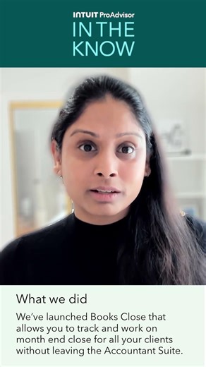 Month end close in one place: New Books Close for Intuit Accountant Suite 📊