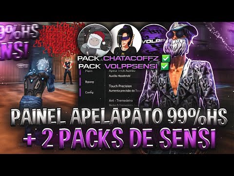 The 2 Best 🤯 APELAPATO PANEL 99% HS + CHATACOFFZ and VOLPP SENSI PACK for [ANDROID and IPHONE] 📲