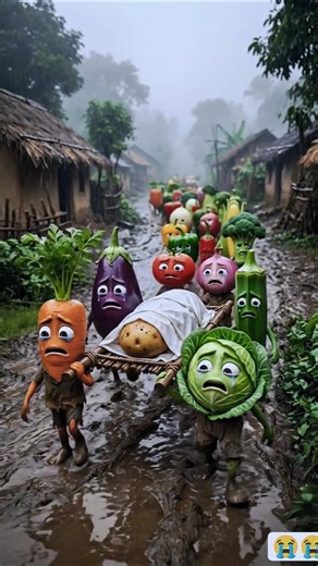 “The Day Potato Died… All Vegetables Cried 😭🥔”