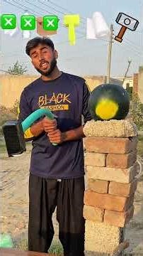 Watermelon Vs GIANT Hammer in 4K Slow Motion#youtube #comedy #challeger #funny #vlog #experiment