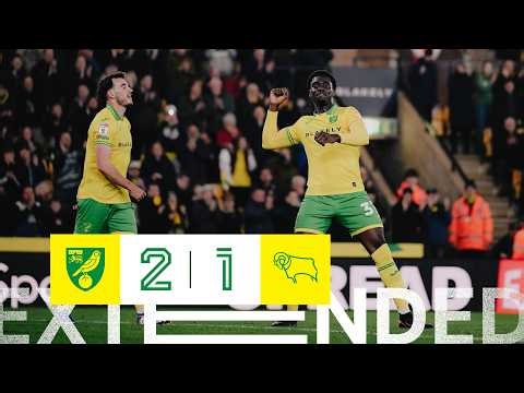 Canaries come out on top of end-to-end fight 💪 | Norwich City 2-1 Derby County | Extended highlights