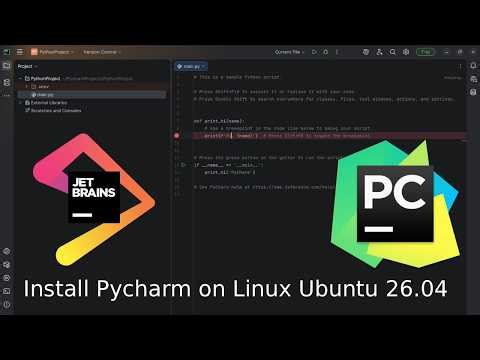 Install JetBrains Toolbox on Ubuntu 26.04, Install Pycharm on Ubuntu 26.04