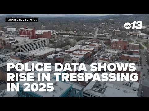 New police data shows rise in trespassing, other crimes in downtown Asheville in 2025
