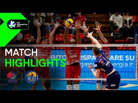 Highlights | Gas Sales Bluenergy PIACENZA vs. ACH Volley LJUBLJANA | CEV Volleyball Cup 2026