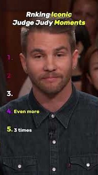 Top 10 Iconic Judge Judy Moments You Can't Miss #JudgeJudy #CourtDrama