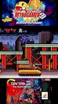 CONTRA III:THE ALIEN WARS (Stage 1:Caos e Destruição🔥) #shorts #contra3 #snes
