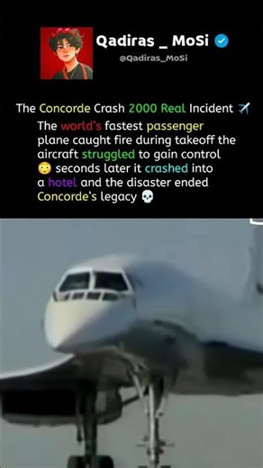 Con𝖈𝖔𝖗𝖉𝖊 Crash Ended Supersonic Dream 😳 #shorts #viral #aviation