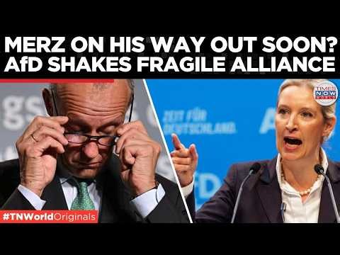 MERZ OUT? German Chancellor Facing Palace Coup as Economy Grinds to a Halt!!| Times Now World