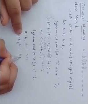 Print Fibonacci Series || Java || Part 2 || Interview