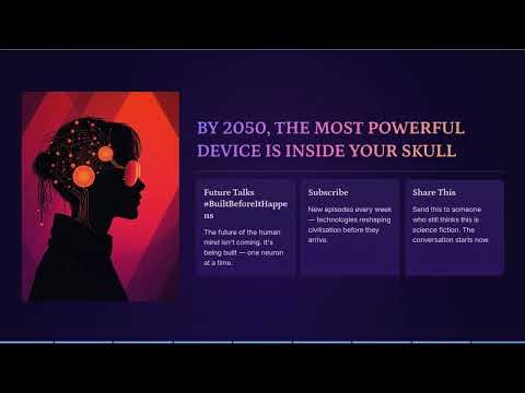 Brain 2050: No Keyboards, No Screens (How a Chip Replaces Every Device You Own)#BuiltBeforeItHappens