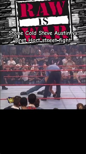 Stone Cold Steve Austin vs Bret Hart street fight #wwe #wweraw #brethart #steveaustin #rawiswar Part 2 @WWE