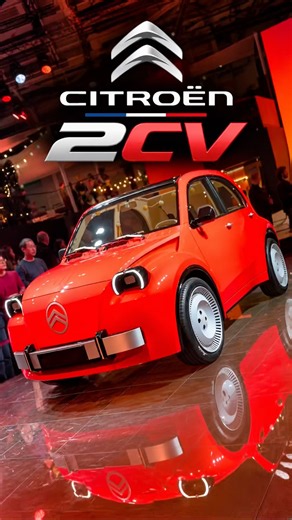 Citroën 2CV RETURNS After 36 Years! 😱 Electric Legend Reborn #shorts